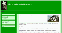 Desktop Screenshot of aboutrobertsbridge.org.uk